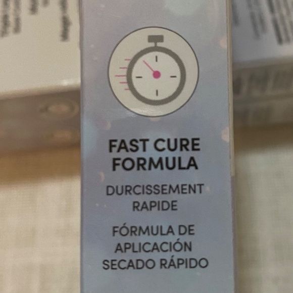 Lot of Dashing Diva Glaze Semi-cured Gel Nail Strips Bells Glitter Silver French - Picture 9 of 16